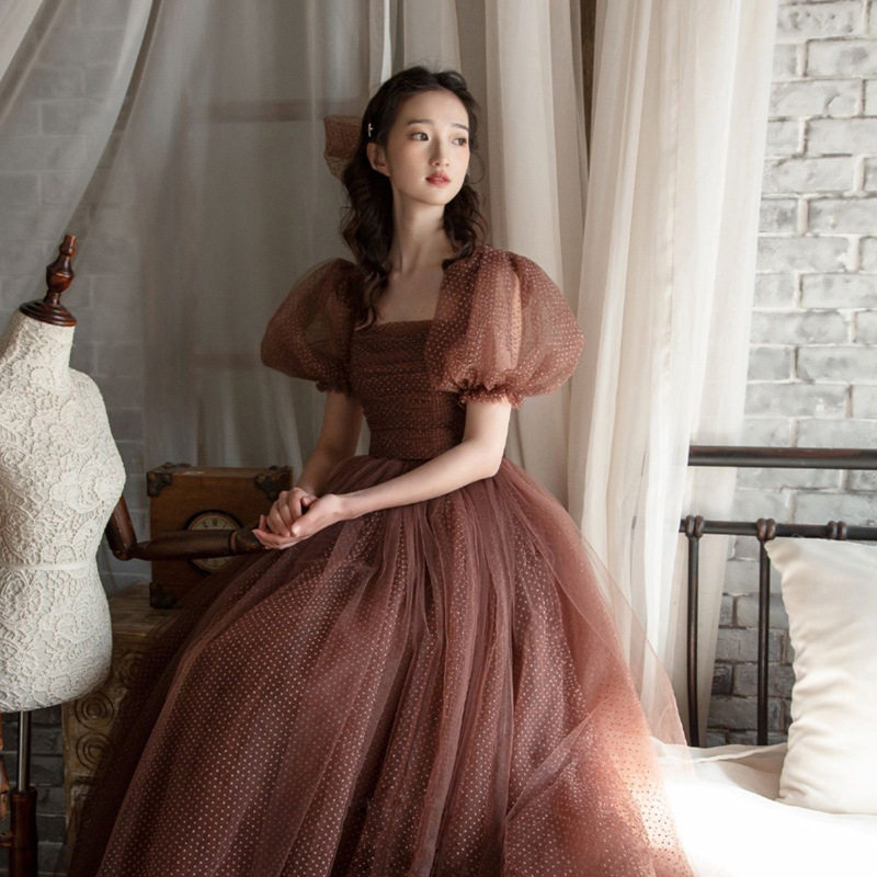 敬酒服2026新款结婚新娘晚礼服气质答谢宴主持订婚礼服裙毕业礼服