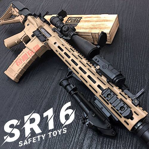 博涵SR16电动狙击连发玩具枪AR15模型成人下场CS吃鸡对战孩模型