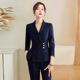 裤 套装 女设计感前台接待珠宝店导购制服西服工作服 西装 高端职业装
