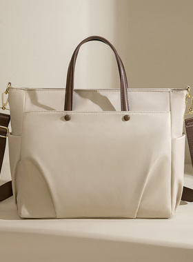 电脑包女202新斜挎托特手提笔记本bags大容量公文包16寸肩内胆包