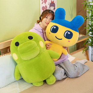 可爱拓麻歌子电子宠物豆丁吉大嘴吉麻美吉玩偶大号抱枕女生礼物男