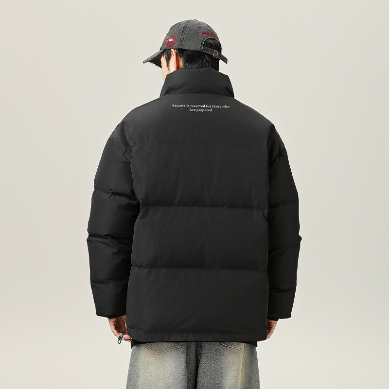 立领棉服冬季新款下摆可调防风面包服加厚保暖棉衣L5144-P65控108,男装棉衣,电商A362