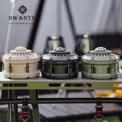 Swante 户外露营野炊战术卫士G3气罐套野营营地扁气罐保护罩手工