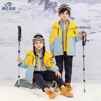 秋冬季冲锋衣澜洋贝贝小学生校服