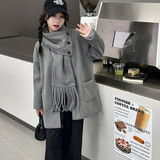 灰色（送围巾）