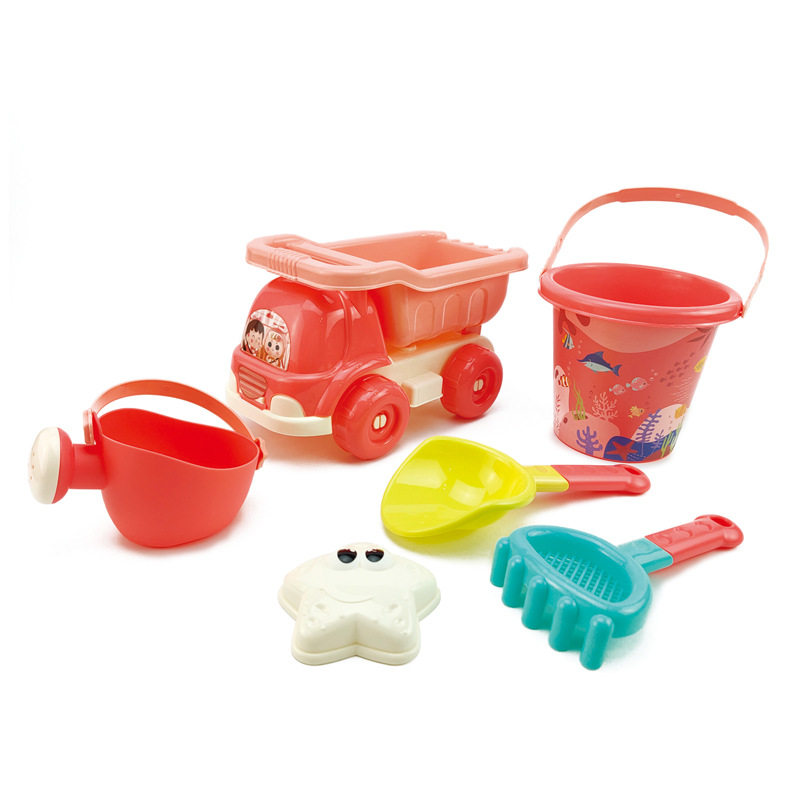 建雄加厚沙滩玩具套装女室内海边挖沙玩沙玩雪挖土工具铲子桶