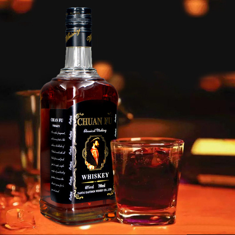 威士忌酒可乐桶大瓶酒40度国产洋酒KTV酒吧鸡尾酒烈酒基酒700ml酒