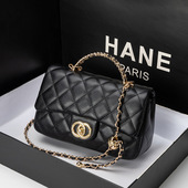 2026新款 DIY方胖子菱格链条包时尚 肩斜挎轻奢女包手提包包