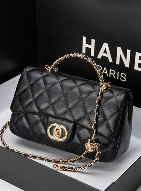 2026品牌新款DIY方胖子菱格链条包时尚肩斜挎品牌女包手提包