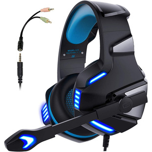 Gaming Headset with Mic for Ps5 Ps4 PC Video Games电竞耳麦V3