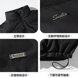 秋冬新款立领宽松潮流外套简约百搭面包服L5110-P95控148，女装短外套，电商A362