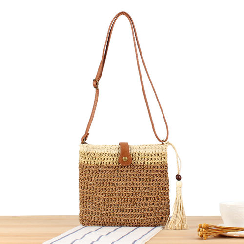 New stylish woven bag versatile for daily casual wear commut