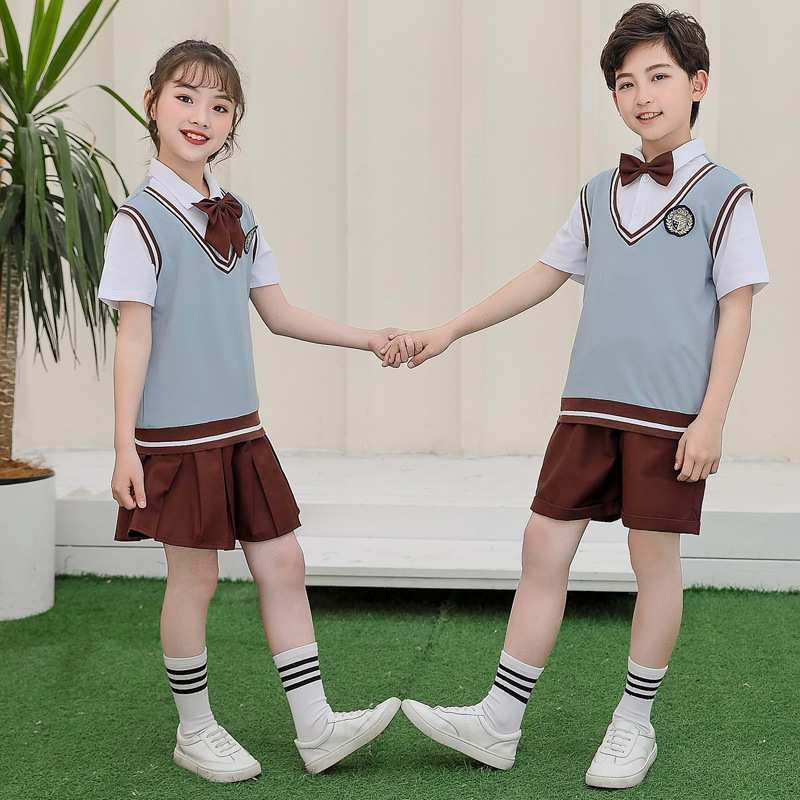 学院风幼儿园园服英伦风小学生校服开学季儿童表演出合唱班服校服