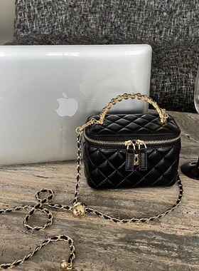 轻奢品牌小香风菱格链条盒子包新款女包手提包时尚百搭肩斜挎包