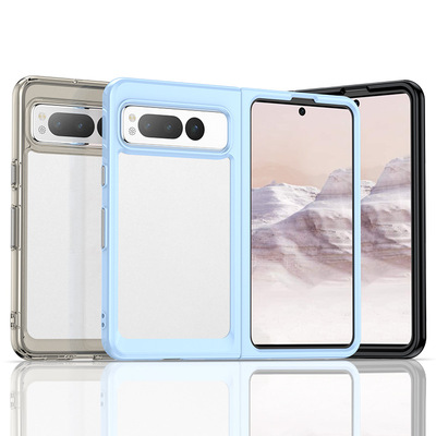for Google Pixel Fold Case Wholesale 适用谷歌Pixel Fold手机壳Google Fold手机套全包亚克力纯色跨境