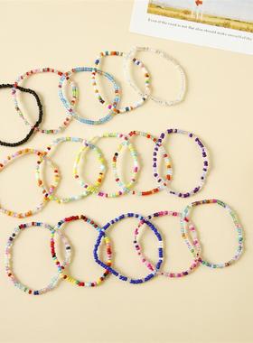 欧美新款手链米珠散珠手链   波西米亚手链米珠手工串珠