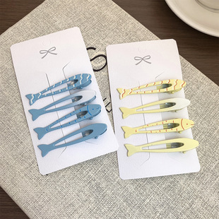 可爱卡通奶油系热带小鱼发夹甜美可爱刘海侧边夹夏日百搭发饰头饰