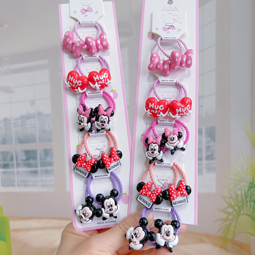 儿童发饰米奇米妮卡通发夹发圈