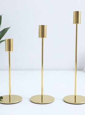 nordic candlelight dinner prop candlestick candle holder