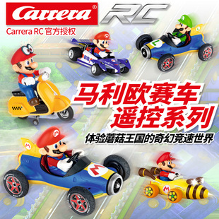 carrera卡雷拉超级玛丽马里奥马力欧无线RC遥控四驱赛车孩玩具