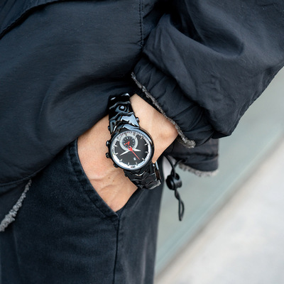 中古y2k千禧异形原创风法官非机械复古士手表时尚潮品牌级ins