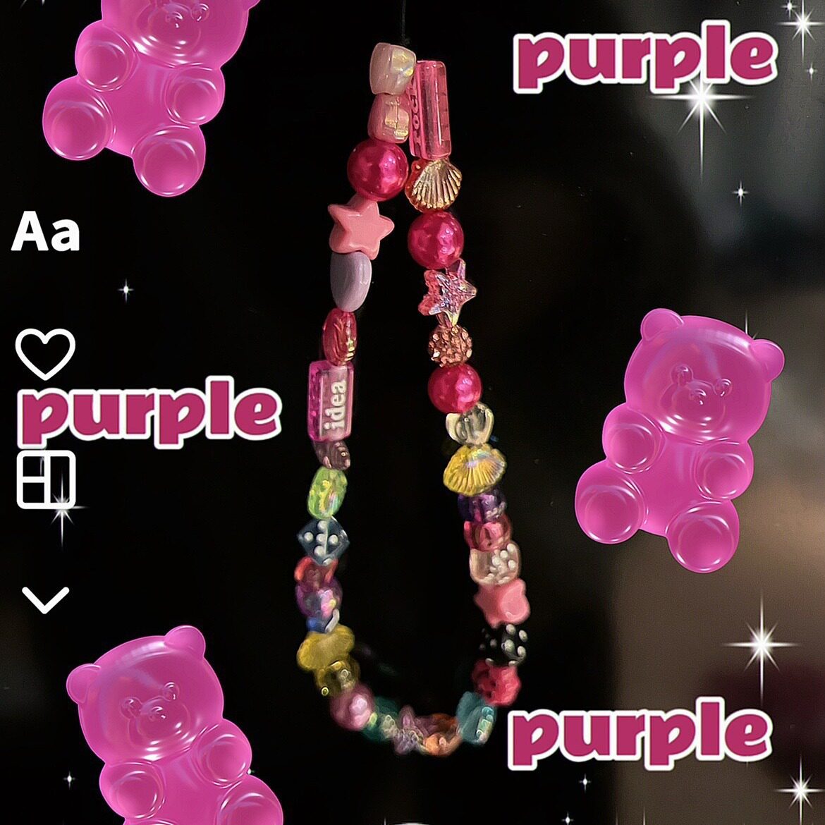 原创手机链 复古ccd相机链 芭比粉色系 Y2K 辣妹高级感IN