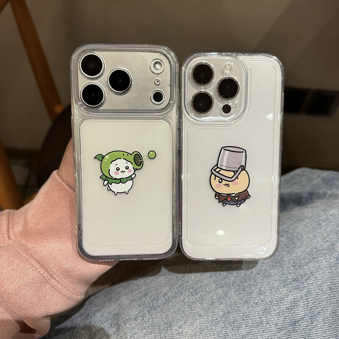 吉伊乌萨奇植物僵尸透明tpu苹果