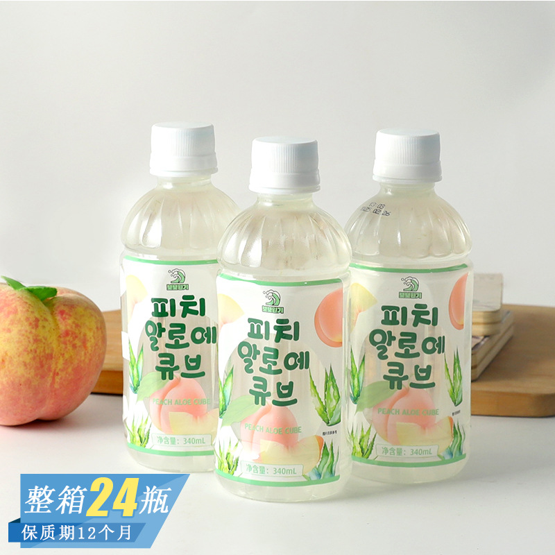 芦荟小方块桃子味饮料啵啵元气