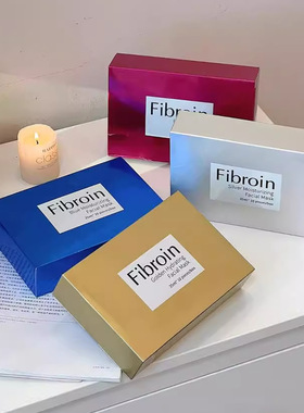 泰国小F面膜Fibroin补水锁水保湿清爽滋润金银红F面膜10片