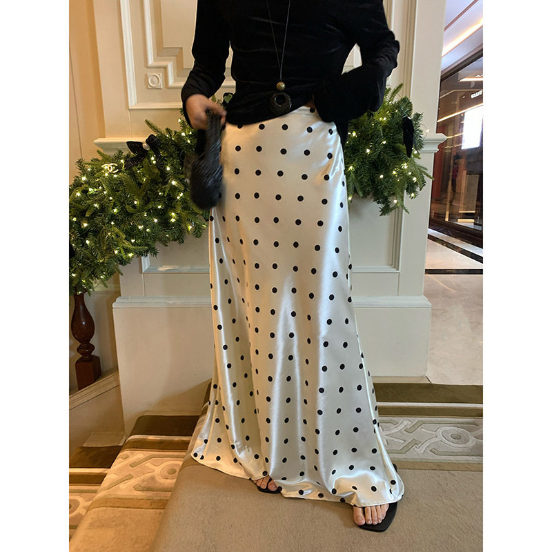 趋梦波点裙DTETOLIE韩系