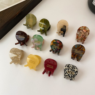 韩版醋酸复古后脑勺半扎发夹小号抓夹发卡优雅气质刘海夹女发头饰