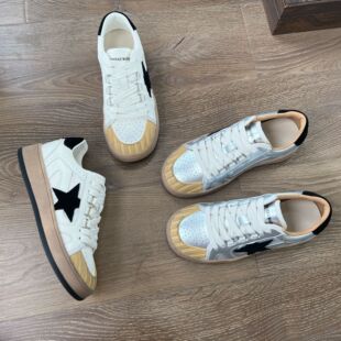 乌拉草猪皮鞋垫真皮小白鞋女2025秋季新款星星小脏鞋厚底百搭女鞋