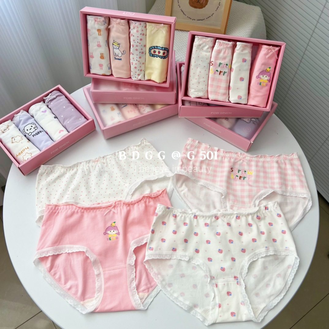 谷尼熊女童内裤纯棉少女三角裤大童初高中生5A抗菌女孩短裤无骨,童装/婴儿装/亲子装,内裤,淘宝优惠券,粉丝福利购,淘宝优惠卷