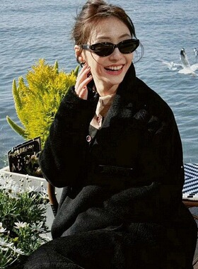 2026新款猫眼墨镜女款高级感时髦骑行徒步太阳镜防紫外线辣妹潮酷