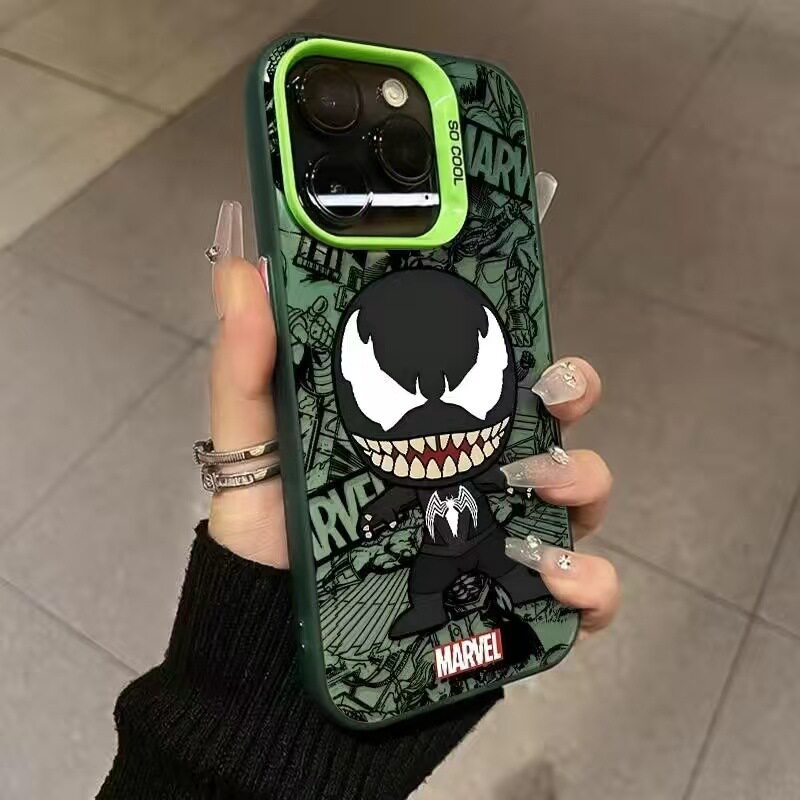 毒液适用苹果16plus手机壳iPhone15跨境iPhone14外贸13动漫12个性