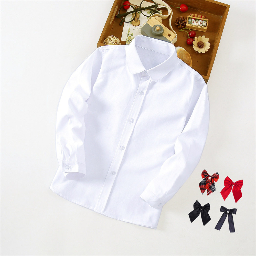女童棉涤校服喏童学院圆领