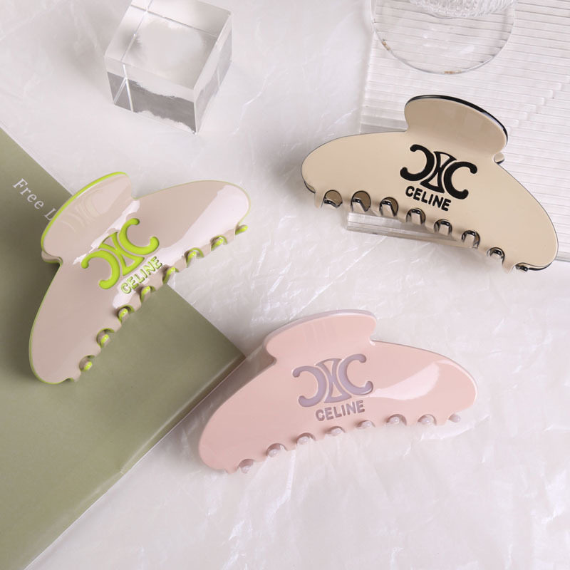 韩国醋酸字母抓夹气质小众设计凯旋门发夹个性潮流女后脑勺鲨鱼夹,饰品/流行首饰/时尚饰品新,发饰,淘宝优惠券,粉丝福利购,淘宝优惠卷