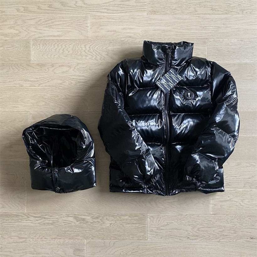 Trapstar Shooters Puffer Men's Detachable Jacket Quality Shiny