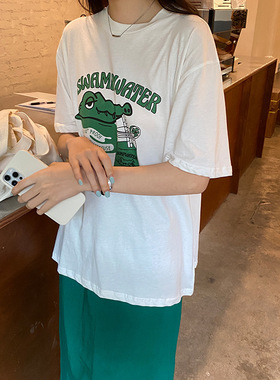 2025夏季新款短袖t恤女纯棉白色内搭打底衫上衣修身显瘦百搭基础