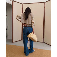 EVERTRUE ET jeans for women 2026 Fall Old Money high-waisted distressed wide-leg floor-length pants 66353 thumbnail 6