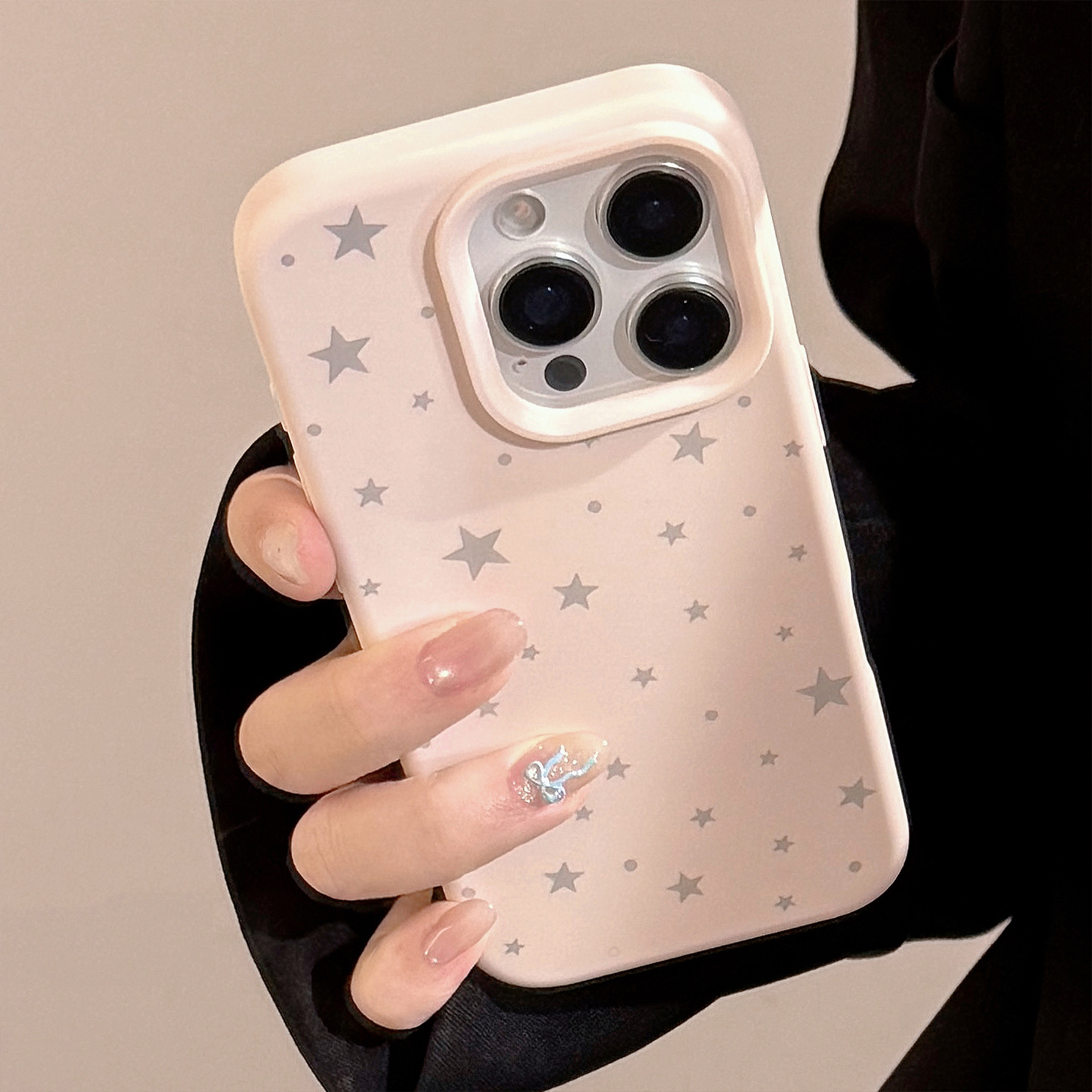 ins风满屏星星iphone16手机壳苹果15防摔13小众14pro max适用12软