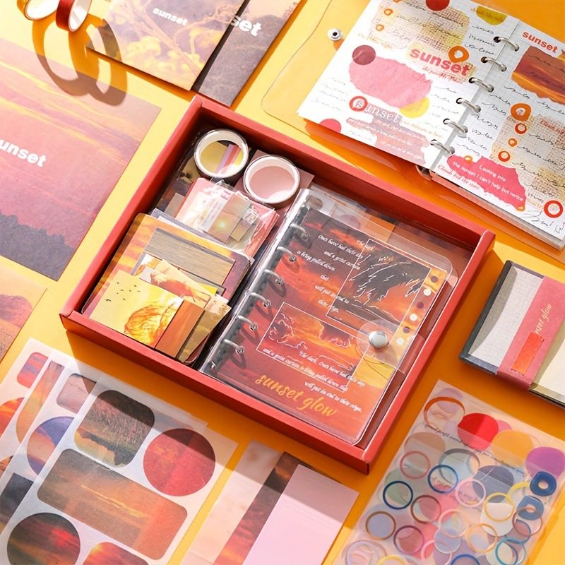 创意生日礼物实用手帐礼盒女孩生日伴手礼送学生开学活页手账本,文具电教/文化用品/商务用品,手帐/日程本/计划本,淘宝优惠券,粉丝福利购,淘宝优惠卷