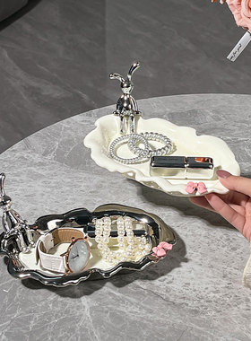 北欧ins风入户玄关杂物收纳鞋柜钥匙置物架客厅桌面家居饰品