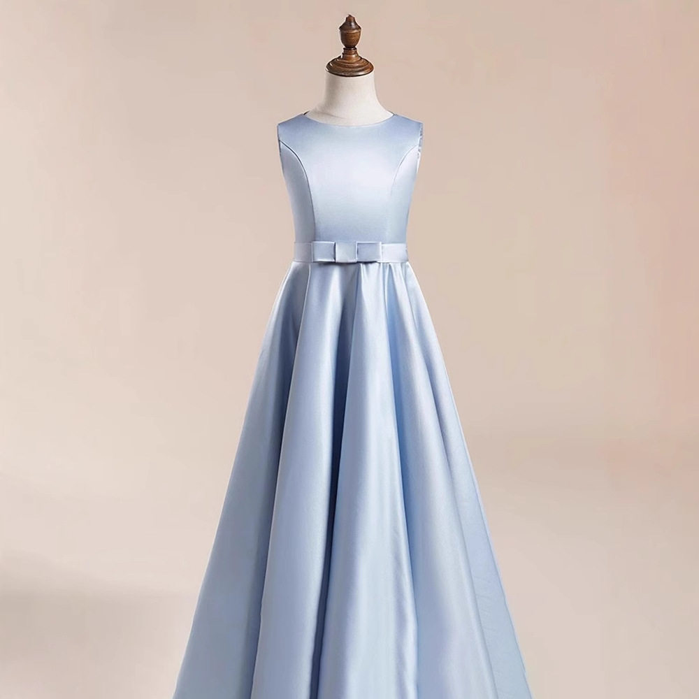 女童钢琴表演出服管弦乐团演奏礼服轻奢缎面中大童小提琴比赛长裙,童装/婴儿装/亲子装,儿童礼服,淘宝优惠券,粉丝福利购,淘宝优惠卷