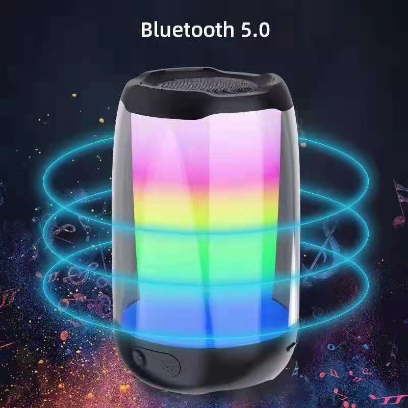 手提蓝牙音响 家用桌面迷你小钢炮便捷户外灯插低音炮音响