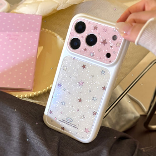 AceCase彩虹糖细闪适用iphone17promax手机壳苹果16大视窗15韩系星星14简约13少女硬