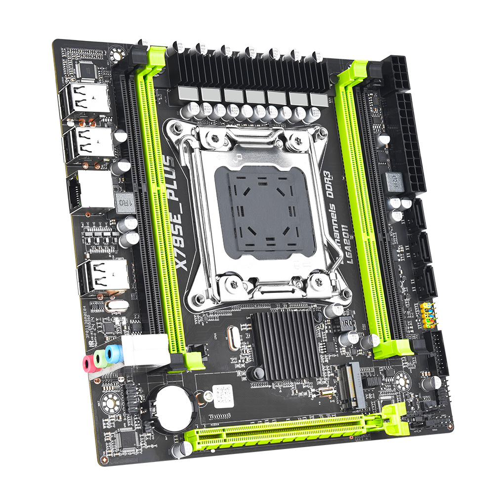 X79SE PLUS电脑主板2011针支持志强E5 双通道D3带M.2