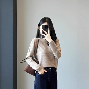 亮片半领 秋冬显瘦毛衣25冬 100羊毛珠片闪闪亮丝漂亮