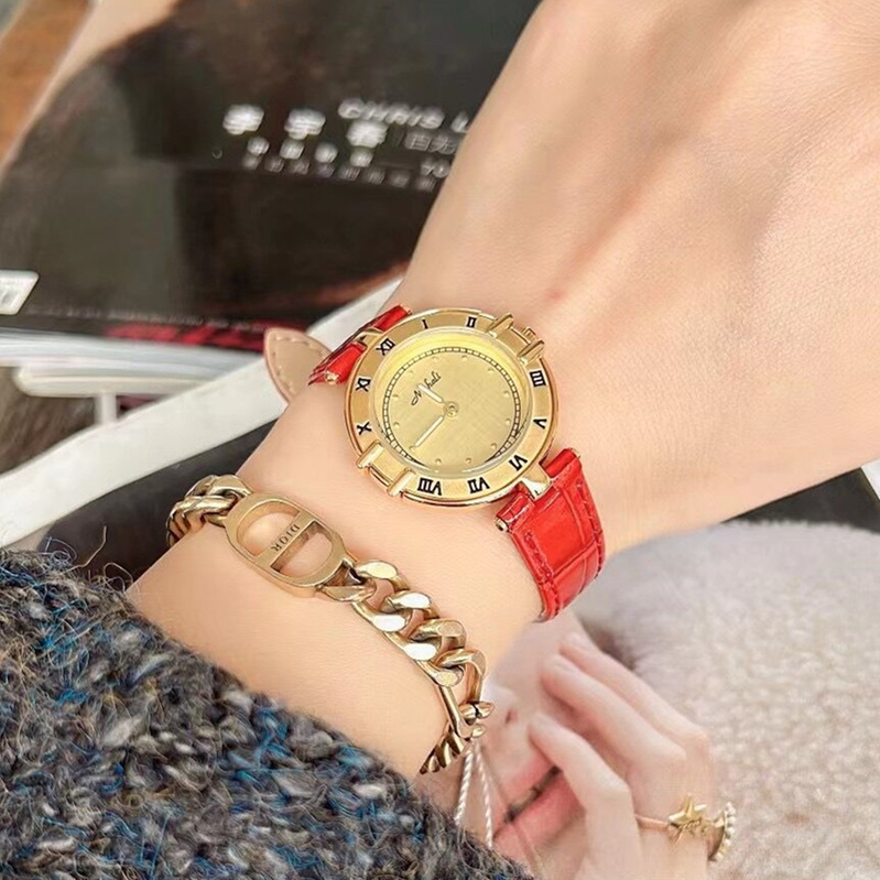 抖音爆款女士手表米莉莎复古时尚