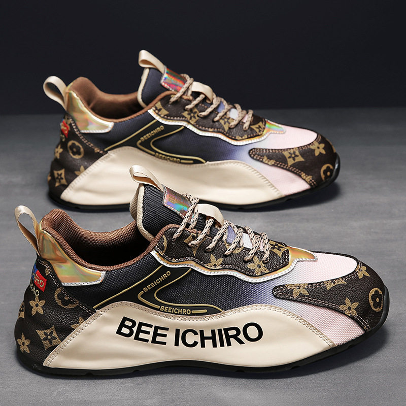 春款奥伦透气网布休闲运动包底鞋四季潮流老爹鞋百搭潮鞋男鞋